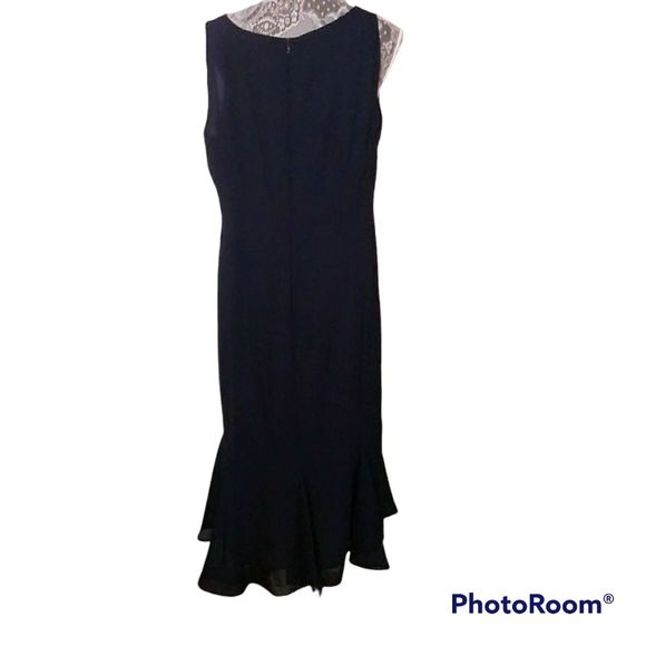 New, with tags. Navy Blue Danny & Nicole Two Piece Dress, Size 14 - Picture 4 of 5